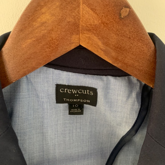 J Crew Crewcuts Navy Blue Suit - Size 10 - Picture 2 of 6